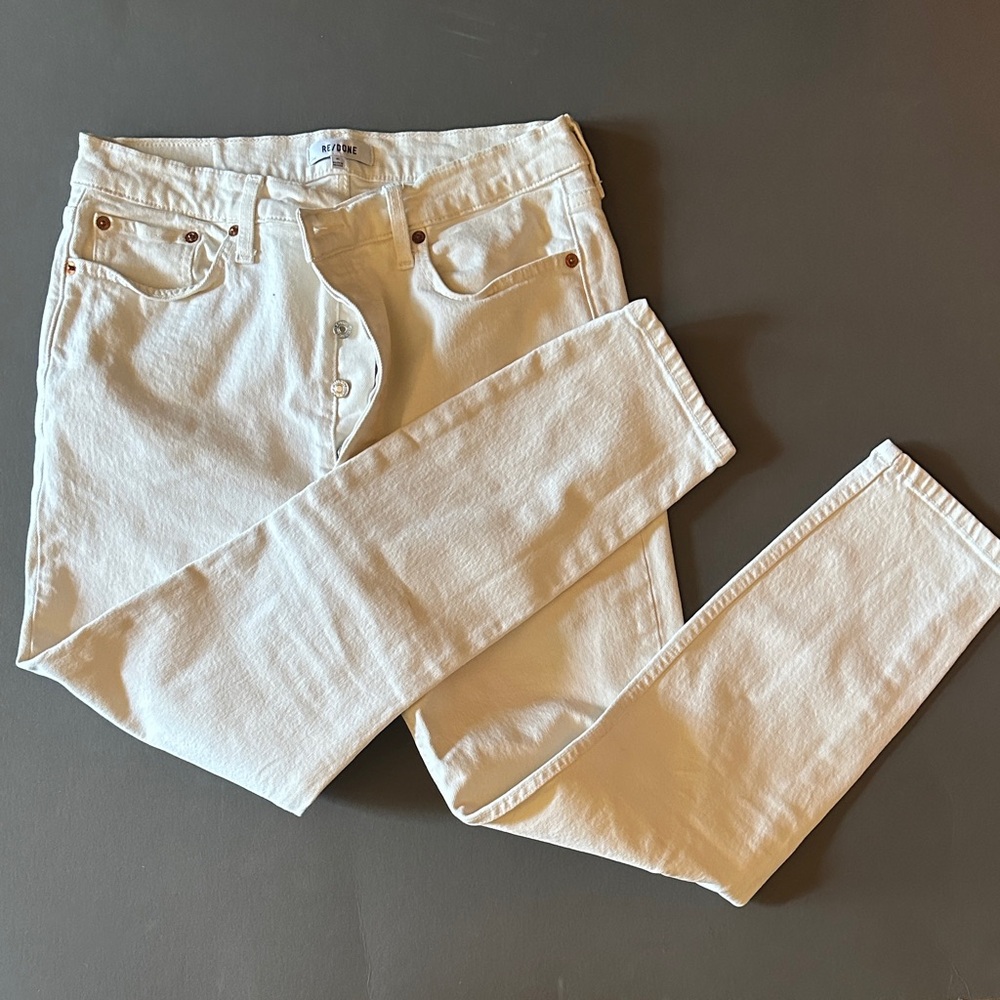 Re/Done white Skinny Jeans size 31